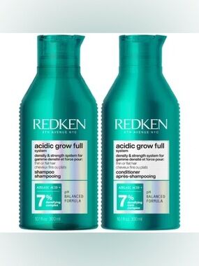 Redken Acidic Grow Full Shampoo & Conditioner Duo - Green